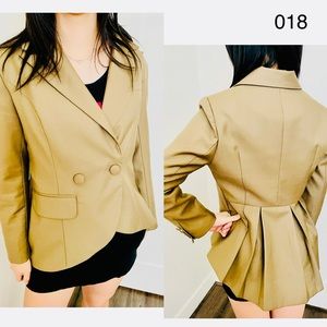 Elegant stylist Korean style brown blazer